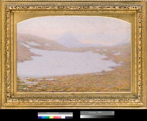 Primavera en alta montaña (Montañas en primavera) Pintura de Emilio Longoni (1859-1932) 1912 Colección particular