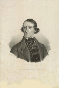 Retrato de August Bournonville 1805-1879 de Emilius Ditlev Baerentzen