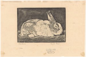 Conejo de Emilius Wilhelmus Dehé (signed by artist)