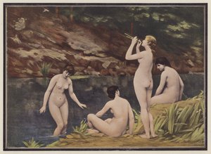 Ninfas (lito de color) de Emmanuel Benner
