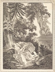 La noche de Emmanuel Jean Nepomucène de Ghendt after Pierre Antoine Baudouin