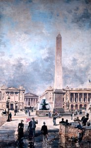 Obelisco de Luxor y la Plaza de la Concordia