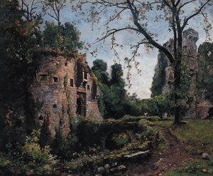 Bastión de Ormes, interior del castillo de Clisson de Emmanuel Lansyer