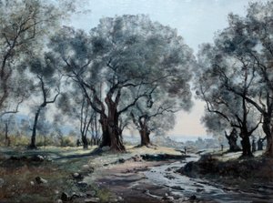 El arroyo de la montaña de Vallonet, 1892 de Emmanuel Lansyer