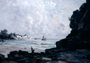 El Puerto de Douarnenez, 1884 de Emmanuel Lansyer