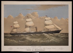 Inman Line, The Liverpool, New York  Philadelphia Steam Ship Company
