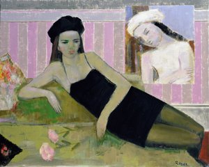 Antonieta y un detalle de Balthus