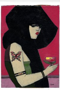 Tatuaje de mariposa de Endre Roder