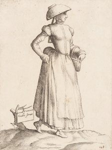 Placa de vestuario: Galla Serva, ca. 1557-58 de Enea Vico