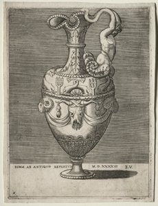 Jarra ornamentada con delfines, 1543