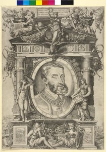 Emperador del Sacro Imperio Romano Germánico Carlos V (grabado)