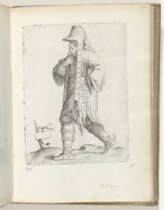 El hombre conoció a baard (tierra onbekend) La actitud de los comerciantes contemporáneos (título de la serie) de Enea Vico
