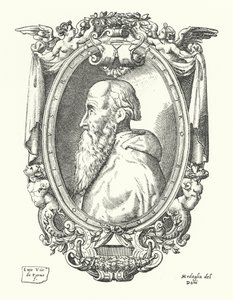 Pietro Bembo, erudito, poeta y cardenal italiano de Enea Vico