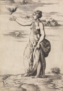 Proserpina transformando a Esculapio en un búho, 1548