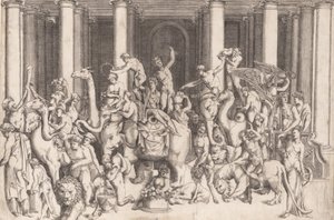 El triunfo indio de Baco, ca. 1542 de Enea Vico.