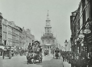 4-10 Strand, Westminster LB: elevaciones frontales, 1895 de English Photographer