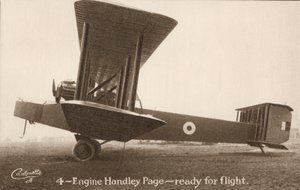 Avión Handley Page de 4 motores, listo para volar de English Photographer
