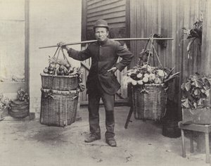 Un Vendedor Ambulante de Verduras Chino de English Photographer