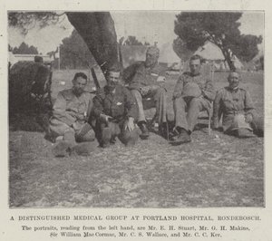 Un Grupo Médico Distinguido en el Hospital de Portland, Rondebosch de English Photographer