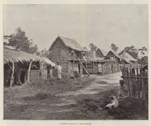 Un pueblo forestal en Madagascar