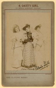 Una chica alegre - Miss Blanche Massey, Grace Palotta, Florence Lloyd de English Photographer