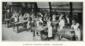 Centro de formación manual: trabajo en madera