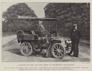 Un automóvil para el nuevo cuerpo de voluntarios automovilísticos de English Photographer