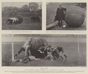 Un nuevo juego de invierno, Pushball en el Crystal Palace de English Photographer