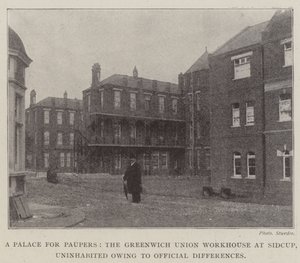 Un Palacio para Pobres, el Asilo de la Unión de Greenwich en Sidcup, Deshabitado debido a Diferencias Oficiales de English Photographer