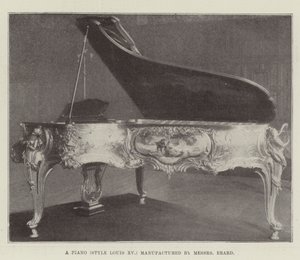 Un Piano (Estilo Luis XV) Fabricado por Messers Erard de English Photographer