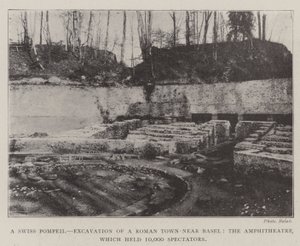 Una Pompeya Suiza, Excavación de una Ciudad Romana Cerca de Basilea, el Anfiteatro, que Albergaba a 10,000 Espectadores