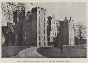 Castillo de Aboyne, Aberdeenshire, la Residencia del Marqués de Huntly de English Photographer