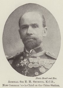 Almirante Sir E H Seymour, KCB, nuevo comandante en jefe en la estación de China de English Photographer