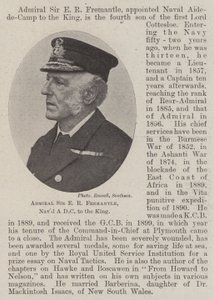 Almirante Sir E R Fremantle, ADC Naval del Rey de English Photographer