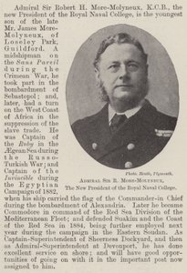 Almirante Sir R More-Molyneux, el nuevo presidente del Colegio Naval Real de English Photographer