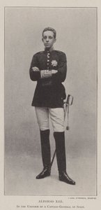 Alfonso XIII, con el uniforme de Capitán General de España de English Photographer