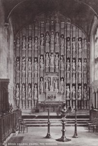Capilla del All Souls College, El Retablo