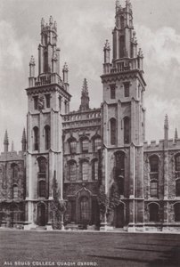 Cuadrángulo del All Souls College, Oxford de English Photographer