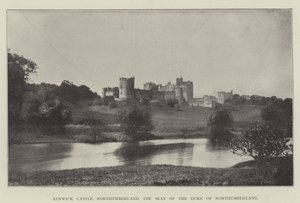Castillo de Alnwick, Northumberland, la residencia del duque de Northumberland de English Photographer