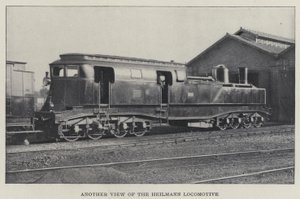 Otra vista de la locomotora Heilmann