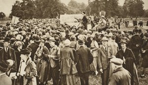 Reunión anti-guerra en Hyde Park de English Photographer