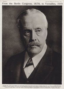 Arthur Balfour, político conservador británico y primer ministro de English Photographer