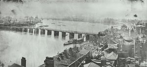 Battersea Bridge: vista desde la torre de la iglesia de Chelsea, 1875