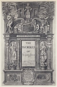 Ben Jonson, Las Obras, W Stansby 1616 de English Photographer