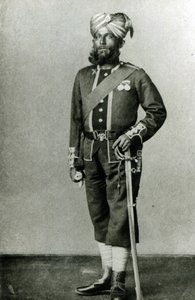 Infanterista de Bengala, c.1900 de English Photographer