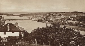 Bideford desde Upcott, mirando al norte de English Photographer