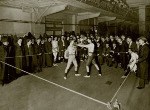 Boxeo en el Politécnico de Regent Street