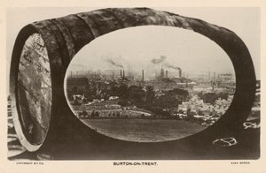 Burton-on-Trent, Staffordshire, centro tradicional de la industria cervecera británica de English Photographer