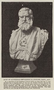 Busto del concejal Sir Robert N Fowler, Baronet, MP