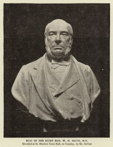 Busto del Muy Honorable W H Smith, MP de English Photographer